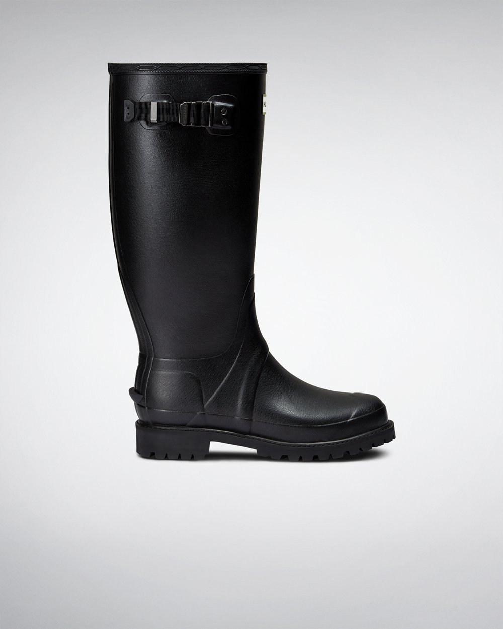 Mens Hunter Balmoral - Wide Fit Rain Boots Black - 1845-LSVFP